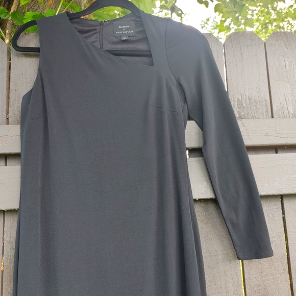 Kate Hudson For Ann Taylor One Shoulder Maxi Dress Size 2P - Picture 3 of 13